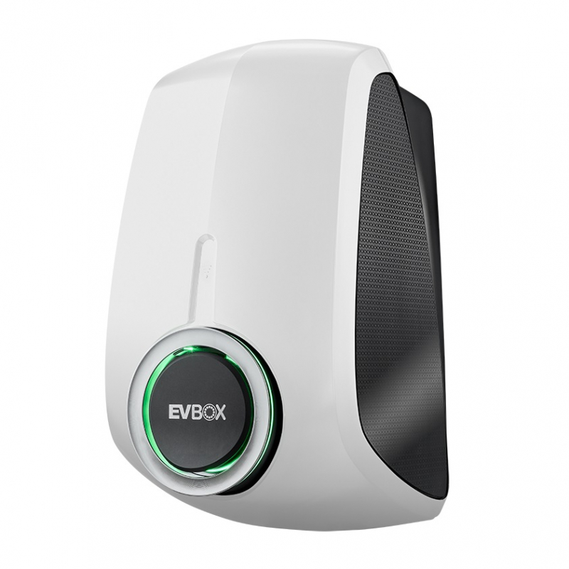 EVBOX Borne de recharge wallbox ELVI - 2,3 à 22kW - 10A à 32A - Wifi -  monophasé ou triphasé - WallBox - Carplug