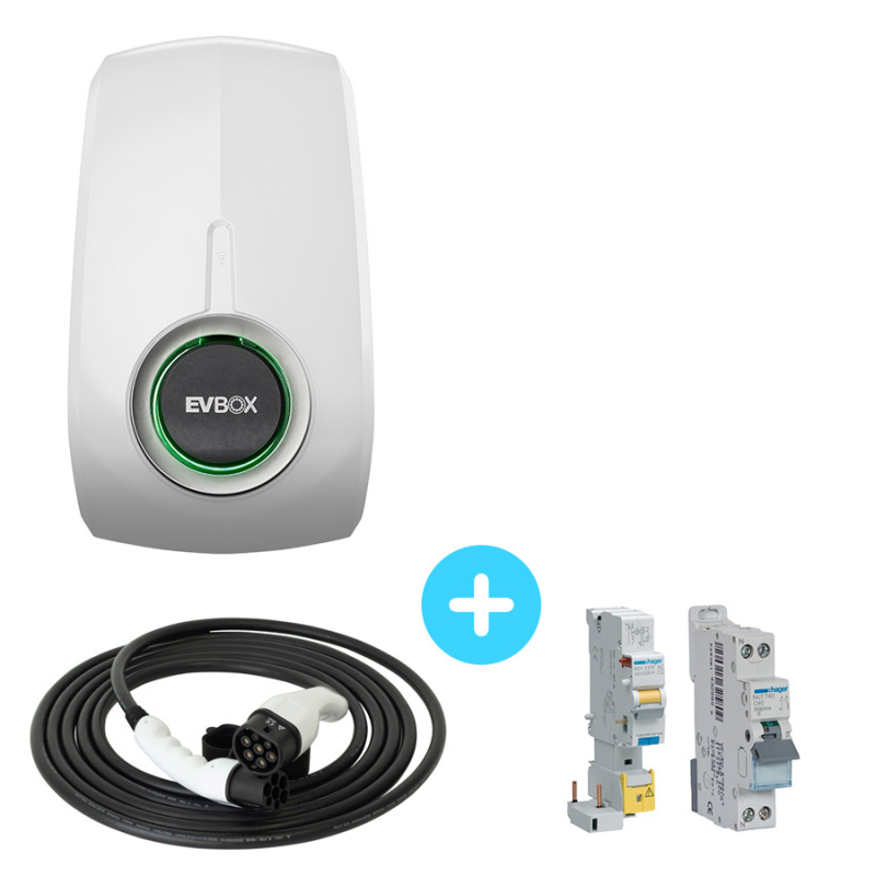 NRGKICK - Borne de recharge mobile connectée - 10m - Type 2 - 2,3 à 22kW -  Bluetooth - WiFi - Bornes mobiles - Carplug