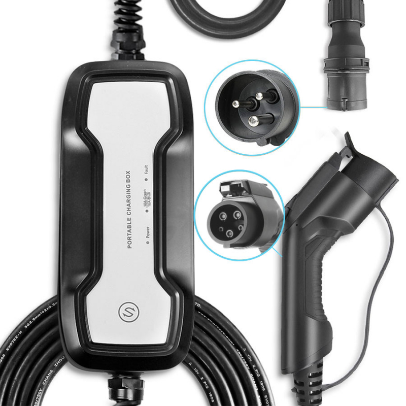 Câble Chargeur Portable EV type 2 pour voiture électrique