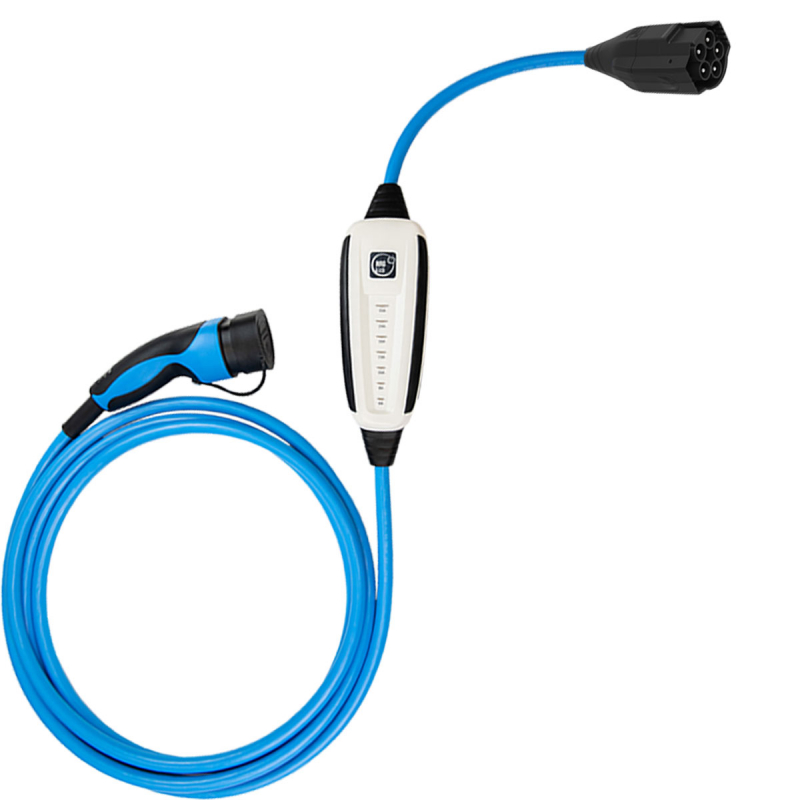 Câble de charge T2/T2 7M Triphasé - Acheter Ma Borne  Votre borne de  recharge clé en main avec ou sans installation