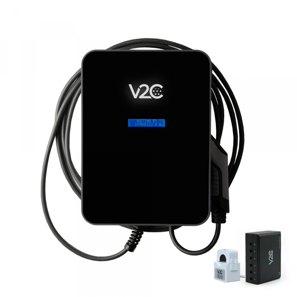 V2C borne de recharge wallbox Tridan 7,4 kW - câble T2S 5m - Wifi - Équilibrage des charges Inclus