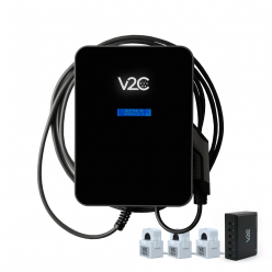 V2C borne de recharge wallbox Tridan 7,4 kW - câble T2S 5m - Wifi - Équilibrage des charges Inclus