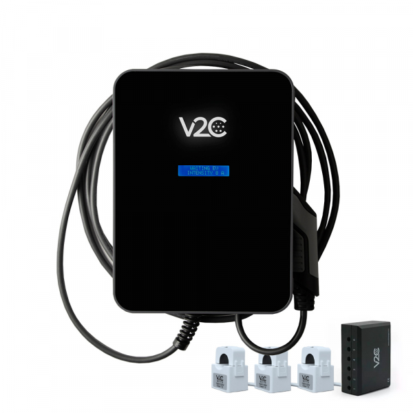 V2C borne de recharge wallbox Tridan 7,4 kW - câble T2S 5m - Wifi - Équilibrage des charges Inclus